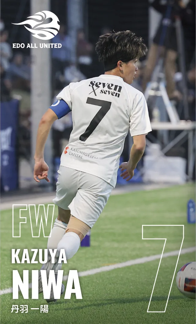 丹羽 一陽（背番号7）のカード表面